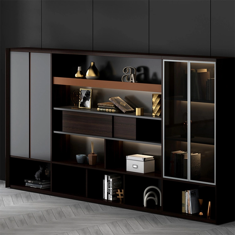 Competitive Price Open Face Reception Luxury Qatar 4 Drawer Lateral Office Bookcase Wood File Storage Cabinet