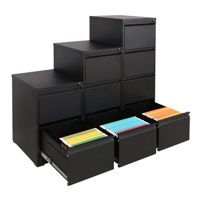 3-Drawer Lateral Files Locking Metal Wide File Cabinet with Drawers for Office Home