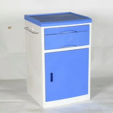 Hot Sale Medical Hospital Furniture ABS Bedside Locker with Wheels