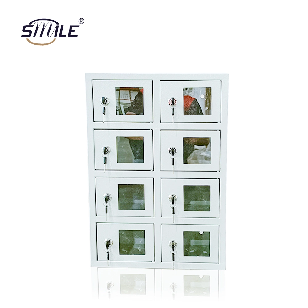 Smile Custom Metal Key Lockers with Multiple Doors