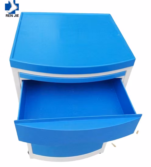 Cabinet médical de casier de chevet d'hôpital d'ABS de meubles de clinique d'hôpital de vente chaude d'usine