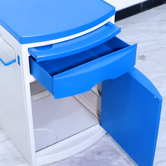 Cabinet de chevet d'hôpital d'ABS de fabricant/table/casiers