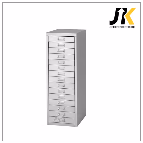 Cabinet de dessin de coffret de stockage de 10 dix tiroirs avec le casier en acier de casier