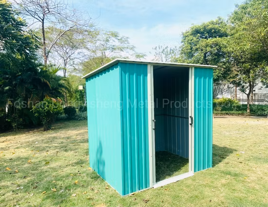 Remise à outils en métal de stockage facile à assembler pour arrière-cour en métal RDS6X4-GS2