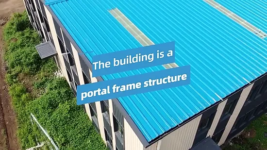 Hangars en acier préfabriqués de bâtiments de hangar en acier de bâtiment de structure métallique de cadre léger